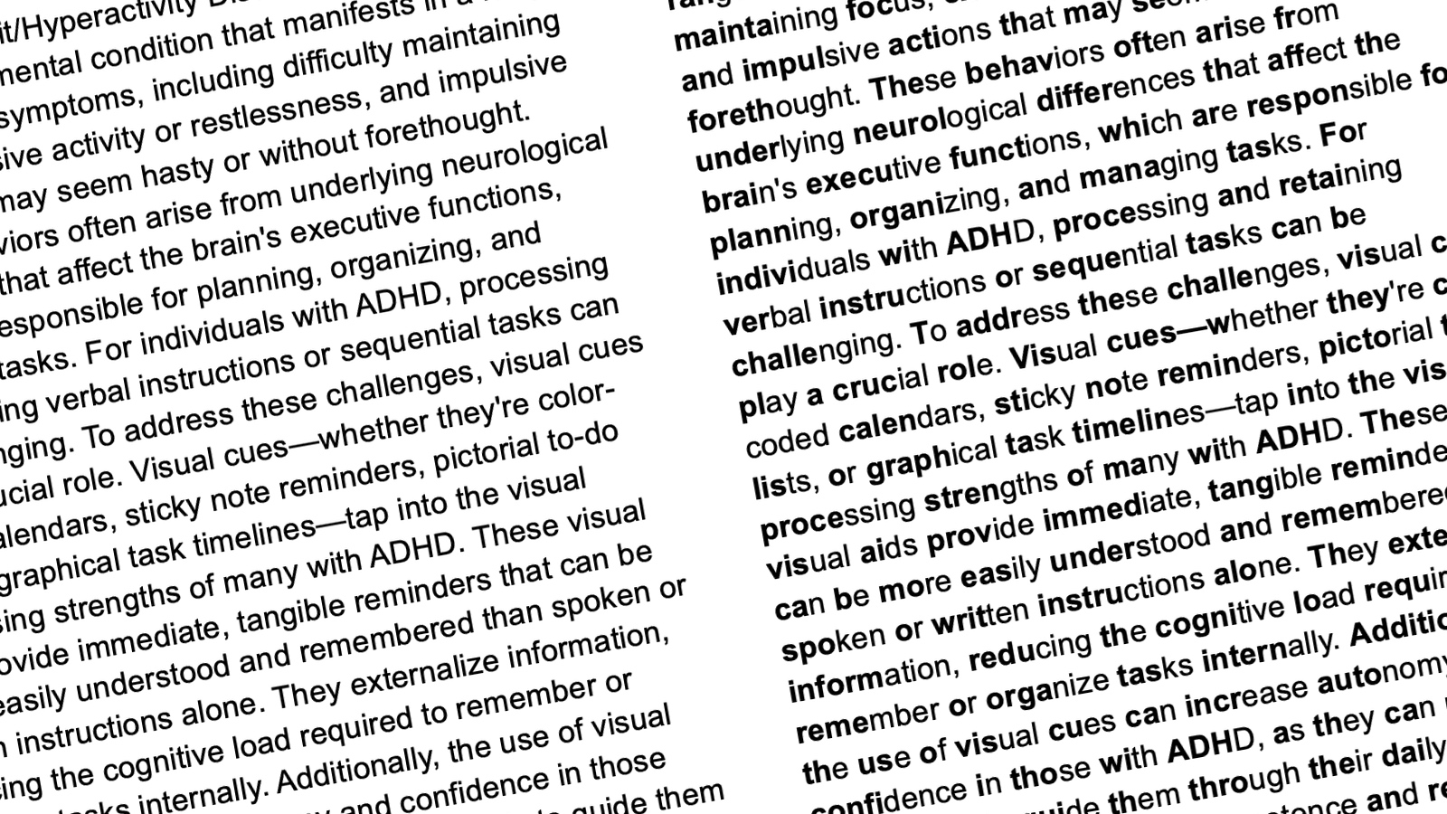 Bionic Reading for ADHD: Harnessing the Power of Visual Cues to Aid Focus and Comprehension